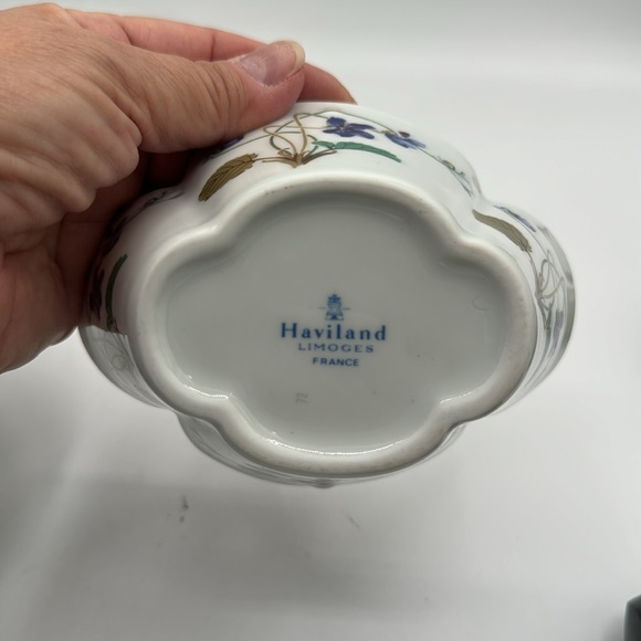 Havilland Limoges Bone China Hand Painted Basket. - Picture 5 of 5